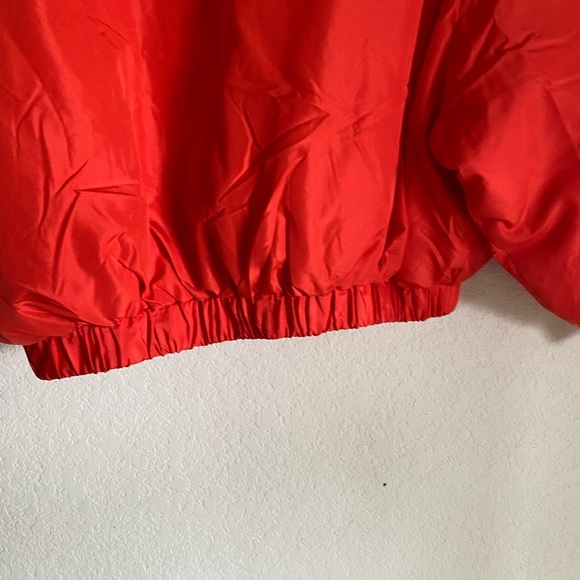 New Look Orange Puffer Bomber Zip Up Cropped Gorpcore Streetwear Jacket L - Picture 12 of 14